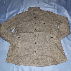 GRAYERS MEN'S OUTDOOR GARMENTS COLD WEATHER RATED LONG SLEEVE SHIRT GRAY LARGE